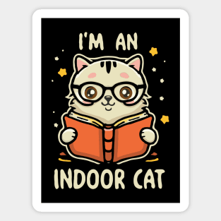 I'm An Indoor Cat. Funny Cats Magnet